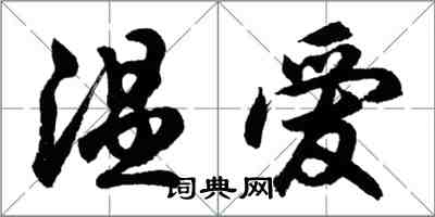 胡問遂溫愛行書怎么寫