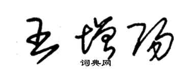 朱錫榮王增陽草書個性簽名怎么寫