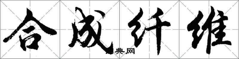 胡問遂合成纖維行書怎么寫