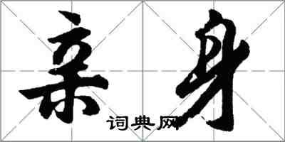 胡問遂親身行書怎么寫