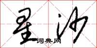 朱錫榮星沙草書怎么寫