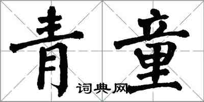 翁闓運青童楷書怎么寫