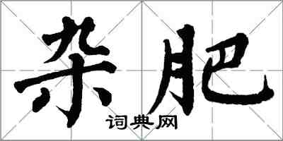 翁闓運雜肥楷書怎么寫