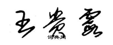 朱錫榮王貴霞草書個性簽名怎么寫