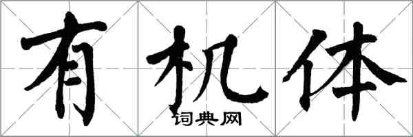 翁闓運有機體楷書怎么寫