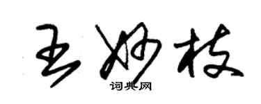 朱錫榮王妙枝草書個性簽名怎么寫