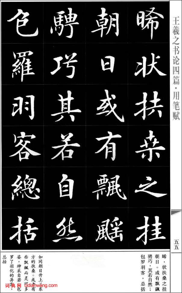 房弘毅楷書《王羲之用筆賦》