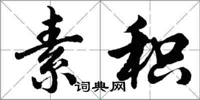 胡問遂素積行書怎么寫