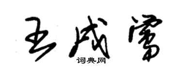 朱錫榮王戌鶯草書個性簽名怎么寫