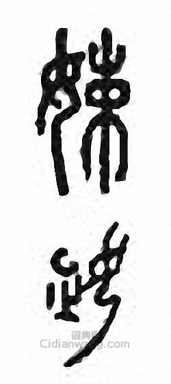 金石大字典的篆刻印章娕　娖