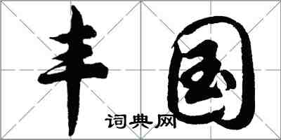 胡問遂豐國行書怎么寫