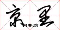 朱錫榮京里草書怎么寫