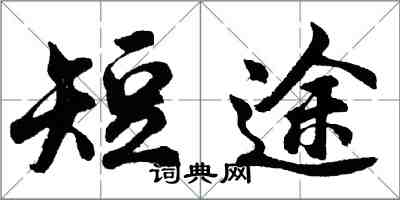 胡問遂短途行書怎么寫