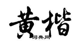 胡問遂黃楷行書個性簽名怎么寫