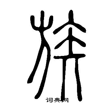 說文解字寫的族