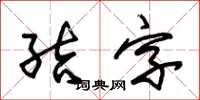 朱錫榮結字草書怎么寫