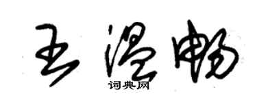 朱錫榮王溫暢草書個性簽名怎么寫