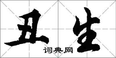 胡問遂醜生行書怎么寫