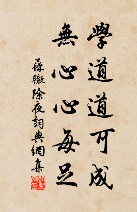 淨幾寒花日,悠然萬慮忘 詩詞名句