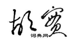 駱恆光胡實草書個性簽名怎么寫