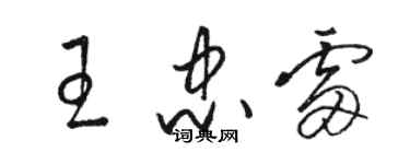 駱恆光王忠雷草書個性簽名怎么寫