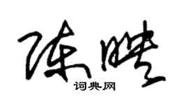 朱錫榮陳映草書個性簽名怎么寫