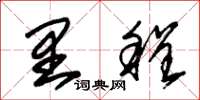 朱錫榮里程草書怎么寫