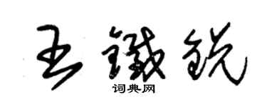 朱錫榮王鐵銳草書個性簽名怎么寫