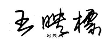 朱錫榮王映標草書個性簽名怎么寫