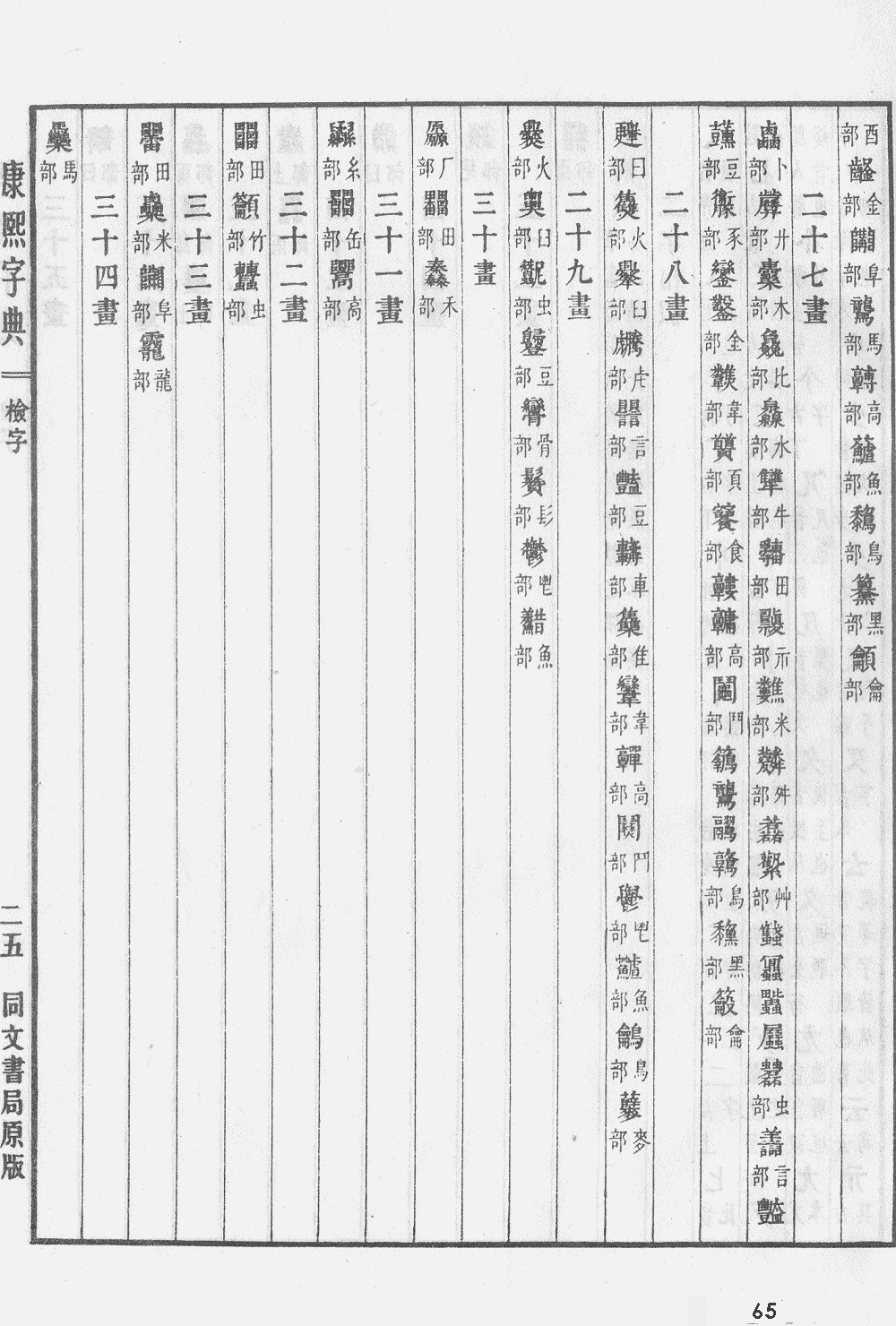 康熙字典掃描版第65頁