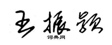 朱錫榮王振穎草書個性簽名怎么寫