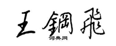 王正良王鋼飛行書個性簽名怎么寫