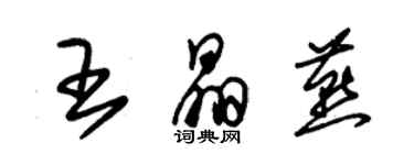 朱錫榮王晶燕草書個性簽名怎么寫