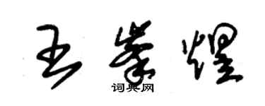 朱錫榮王峰煜草書個性簽名怎么寫