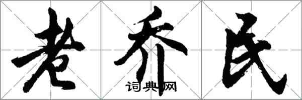 胡問遂老喬民行書怎么寫