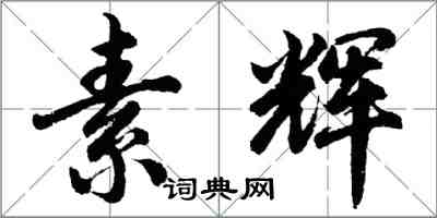 胡問遂素輝行書怎么寫