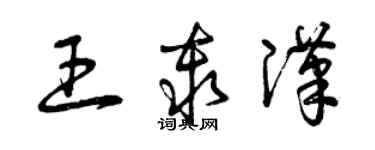 曾慶福王秦漢草書個性簽名怎么寫