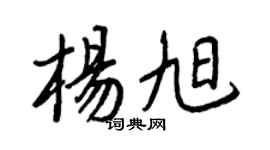 王正良楊旭行書個性簽名怎么寫