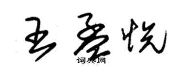 朱錫榮王孟悅草書個性簽名怎么寫