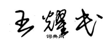 朱錫榮王耀民草書個性簽名怎么寫