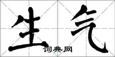 翁闓運生氣楷書怎么寫