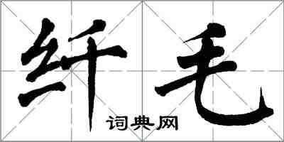 翁闓運纖毛楷書怎么寫