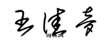 朱錫榮王佳夢草書個性簽名怎么寫