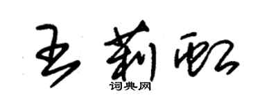 朱錫榮王莉虹草書個性簽名怎么寫