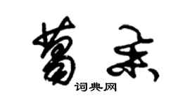 朱錫榮葛舉草書個性簽名怎么寫