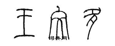 陳墨王文多篆書個性簽名怎么寫