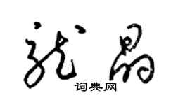 梁錦英龍晶草書個性簽名怎么寫