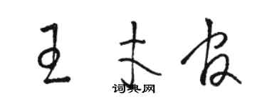 駱恆光王才官草書個性簽名怎么寫