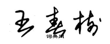 朱錫榮王春樹草書個性簽名怎么寫