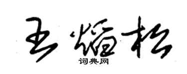 朱錫榮王焰松草書個性簽名怎么寫